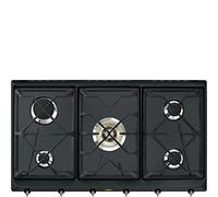 Smeg SRV896AOGH piano cottura Antracite Da incasso 90 cm Gas 5 Fornello(i)