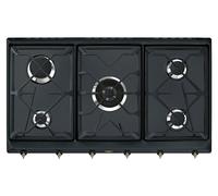 SMEG SRV896AOGH PIANO COTTURA GAS 90CM 5 FUOCHI LINEA COLONIALE ANTRACITE
