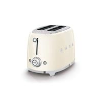 Smeg, Tostapane 2x2 TSF01CREU, 2 Scomparti da 36mm, 6 Livelli di Doratura, Funzi