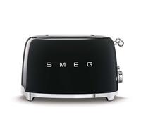 Smeg Tostapane 50's Style - Nero LUCIDO 4x4 - TSF03BLEU Smeg