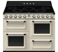Smeg Cucina TR4110IP2 con tre forni e piano cottura induzione finitura panna da 110x60 cm