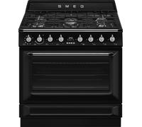 SMEG TR90GMBL CUCINA VICTORIA 90CM 5 FUOCHI FORNO MULTIFUNZIONE 115L NERO A [EEK: A]