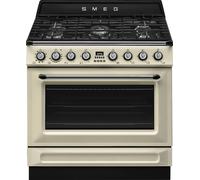 SMEG TR90GMP CUCINA VICTORIA 90CM 5 FUOCHI FORNO ELETTRICO VAPOR CLEAN PANNA A [EEK: A]