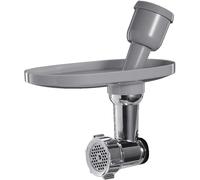 Smeg, Tritatutto SMMG01 per Impastatrice in Alluminio, 3 Trafile a Dischi in Acciaio Inox, Accessori per Salsiccia e Kebbe, Compatibile con Impastatrice Planetaria Smeg SMF01/02/03/13, 1.8 kg