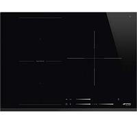 Smeg Universal SI1M7733B piano cottura Nero Da incasso 70 cm Piano cottura a induzione 3 Fornello(i)