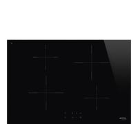 Smeg SI2741D piano cottura Nero Da incasso 75 cm Piano cottura a induzione 4 Fornello(i)