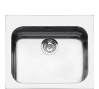 Smeg VS50P3 lavello Lavello montato su piano Rettangolare Acciaio inox