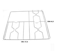 SMEG WHITE WESTINGHOUSE GRIGLIA CUCINA ACCIAIO 3 FUOCHI PIASTRA SX 44,8 X 47,8