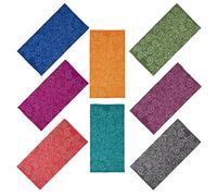 SMEHCF 8 Bandane Multiuso Donna Uomo Fascia capelli Passamontagna Capelli Sciarpa testa Mezza maschera Ghette collo Traspirante Lavabile Rosso Nero Verde Blu Viola Fiore di anacardi