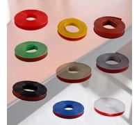 SMELEDFCFK 20mm×20m Protezione Bordi per Bordi del Armadi, Bordatura per Mobili A Forma di U, Banda per Bordi Pieghevoli in TPE, Striscia Sigillante Autoadesiva(Khaki,14mm)