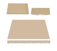 SMELEDFCFK 2m 3.0m 4m 5m 6m 7m Tessuto di Ricambio per Tenda da Sole Retrattile Tessuto per Tende da Sole Esterno Impermeabile Telo di Ricambio((13x8.2ft) 4X2.5M)