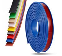 SMELEDFCFK Banda per Bordi Forma di U Protezione Bordi Autoadesivo per Mobili, Bordatura in TPE Flessibile, Bordi per Mobili 5m, Bordatura per Mobili 9mm-50mm(Blue,28mm)