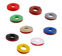 SMELEDFCFK Banda per Bordi Piani di Lavoro 20mm, 20m Edge Protector per Mobili, Bordatura Autoadesivo A Forma di U, Nastro Perimetrale in TPE per Ripiani Ripristino Tavolo Armadi(Grey,9mmx20m)