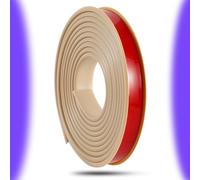 SMELEDFCFK Bordatura Autoadesiva per Mobili 50mm, Nastro per Impiallacciatura Profilo A U, Nastro Bordo del Desktop, 5m Bordatura per Mobili per Impiallacciatura(Khaki,18mmx5m)