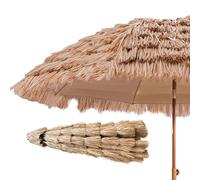 SMELEDFCFK Copertura di Ricambio per Ombrellone in Paglia 8 Stecche Telo di Ricambio per Ombrellone da Spiaggia 2.7m 3.0m Tessuto di Ricambio per Parasole Hawaiano(300cm/10FT)