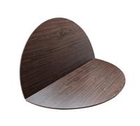 SMELEDFCFK Desktop Temporaneo Rotondo 100cm 110cm 120cm Prolunga Da Tavolo Grande Tavolo Rotondo Temporanea Pieghevole Piano Mobile Solo(Walnut,100cm/39in)