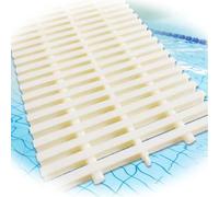 SMELEDFCFK Griglia di Troppo Pieno Griglia A Canale di Scarico Griglia di Troppo Pieno Splicabile Coperture di Scarico Durevoli Filtro di Scarico in Plastica(25x100cm-5 Pieces)