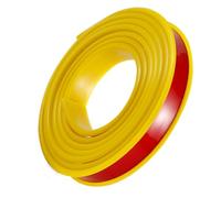 SMELEDFCFK Nastro per Impiallacciatura Profilo A U, Protezione Bordi per Mobili per Bordi di Piani di Lavoro 9mm-40mm, Nastro Bordo Armadietti Autoadesiva(Yellow,17mm)