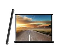 SMELEDFCFK Schermo di Proiezione da Tavolo Schermo Estraibile Manuale Telo da Videoproiettore 20 30 40 50 Pollici Schermo Proiettore Portatile(40inch(4:3))