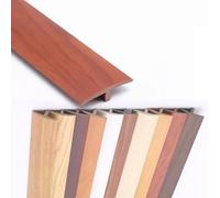 SMELEDFCFK Striscia di Transizione Autoadesiva per Soglia, Striscia di Transizione A Forma di T, Striscia di Soglia 90cm, Profilo di Transizione in PVC(Mahogany)