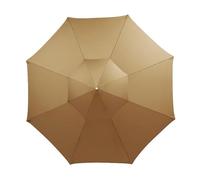 SMELEDFCFK Telo di Ricambio per Ombrellone da Giardino 8 Stecche 270cm 300cm, Baldacchino di Ricambio per Ombrellone Decentrato, Telo per Ombrellone da Esterno per Giardino(Khaki,300cm/10ft(8-Ribs))