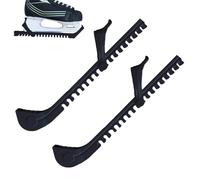 SMELEYOU Copertini per Pattini per Ghiaccio protettori universali per Pattini per Ghiaccio pxc protettore Non Slip Cover Flessibili Accessori di Pattinaggio Nero