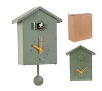 SMELEYOU Orologi A Cuculo Con Uccello Cucù Moderno Orologio Da Parete A Parete Arte A Batteria A Batteria Per Uccelli Per Uccelli Per Il Soggiorno Ufficio