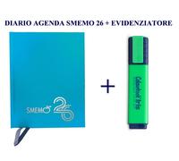 SMEMORANDA 13X17,5 DIARIO AGENDA 2025/26 SMEMO + EVIDENZIATORE OMAGGIO