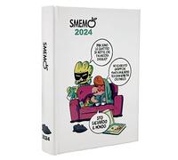 Smemoranda Green Balloon Special Edition - Diario Scuola 2023-2024, 16 Mesi, Settembre 23 - Dicembre 24, Formato Medium 11 x 15 cm, Copertina a cura di Dano, Colore Bianco
