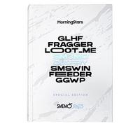 Smemoranda MorningStars Special Edition - Diario Scuola 2022-2023, 16 Mesi, Settembre 22 - Dicembre 23, Agenda Scolastica con Sticker, 544 Pag, Copertina Rigida, Formato Large 13x17,7cm, Colore Bianco