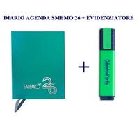 SMEMORANDA 13X17,5 DIARIO AGENDA 2025/26 SMEMO + EVIDENZIATORE OMAGGIO