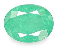 Smeraldo verde brillante da 4,00 carati (pietra di Panna), pietra preziosa panna sfusa coltivata originale certificata con certificato di laboratorio-B0B92L3K-DMS, Small, Pietra preziosa