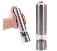 Smericante elettrico a LED in acciaio inossidabile wireless per pepe e sale