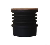 Smerigliacaffè in silicone per raccogliere i terreni in eccesso e la pulizia (coperchio in legno)