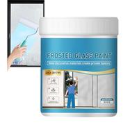 Smerigliato Pittura - Vernice Opacizzante Per Vetri | Pittura Idrorepellente 500g | Vernice Base Acqua Per Finestre, Bagno, Doccia E Porte A Vetri, Ideale Per Privacy E Decorazione
