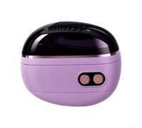 Smerigliatore Unghie Elettrico Portatile con Contenitore(Purple) | Luce LED integrata, taglio per preciso al buio, 400mAh, ricarica Type-C, design ergonomico