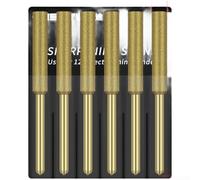 Smerigliatrice a catena per motosega, 4,0 mm/4,8 mm/5,5 mm, testa diamantata per motoseghe elettriche, affilatura di precisione, lunga durata, resistenza all'usura, fai da te, utenti e giardinieri (E)