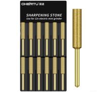 Smerigliatrice a catena per motosega, 4,0 mm/4,8 mm/5,5 mm, testa diamantata per motoseghe elettriche, affilatura di precisione, lunga durata, resistenza all'usura, fai da te, utenti e giardinieri (I)