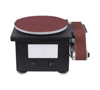 Smerigliatrice a nastro 100 W nastro e levigatrice a disco Mini Elettrico Smerigliatrice a nastro per metallo plastica legno