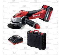 EINHELL Smerigliatrice Angolare a Batteria 18 Volt 8500 giri/min ø disco 115 mm - 4431119 TE-AG 18/115 Li