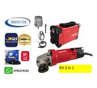 SMERIGLIATRICE ANGOLARE 1000 WATT+ SALDATRICE INVERTER MINI MMA 400A