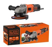 SMERIGLIATRICE ANGOLARE 115 BLACK & DECKER ✅ 1200 giri/min. 710 Watt. BEG010-QS