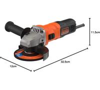 Smerigliatrice Angolare 115 BLACK & DECKER 12000 giri/mn 710 Watt. BEG010-QS €
