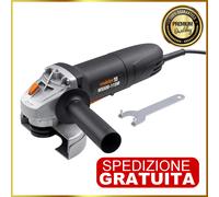 Smerigliatrice Angolare 500W Diametro disco 115mm Maniglia supplementare inclusa