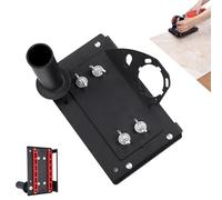 Smerigliatrice angolare a 45 gradi, in acciaio nero, smerigliatrice angolare per smussare piastrelle, strumento di taglio per piastrelle ad alta precisione, per smussare piastrelle portatili, 12 mm