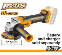SMERIGLIATRICE ANGOLARE 115MM A BATTERIA 20V SOLO CORPO BRUSHLESS CAGLI201158