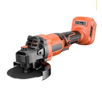 Smerigliatrice angolare a batteria al litio senza fili ad alta potenza: macchina per taglio e lucidatura multifunzione portatile per la ricarica (colore arancione)