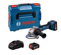 Bosch Professional 18V System Smerigliatrice angolare a batteria GWS 18V-11 S diametro disco 125 mm, incl. 2x GBA 5.0Ah, caricabatteria GAL 1880, L-BOXX, +2x 18V 5.0Ah + GAL 1880 + L-Boxx