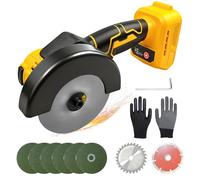 Smerigliatrice angolare a batteria compatibile con batterie DeWalt da 20 V