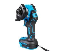 Smerigliatrice angolare a batteria da 3 pollici, compatibile con batteria Makita da 18 V (senza batteria), mini smerigliatrice angolare senza spazzole con display digitale, 2 dischi abrasivi, 2 dischi